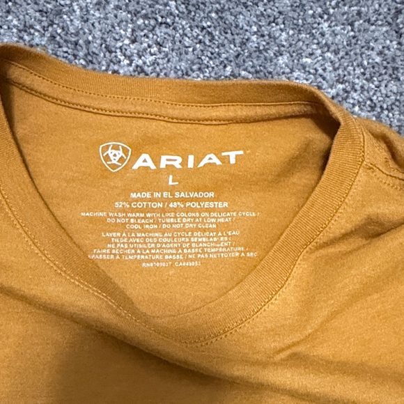 Ariat Women's Yellow Bull Skull Tee - Picture 2 of 3